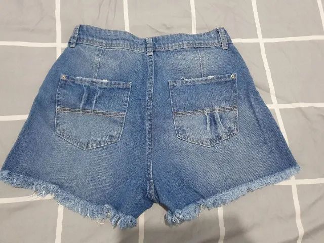 Shorts jeans feminino mom 40 - Foto 4