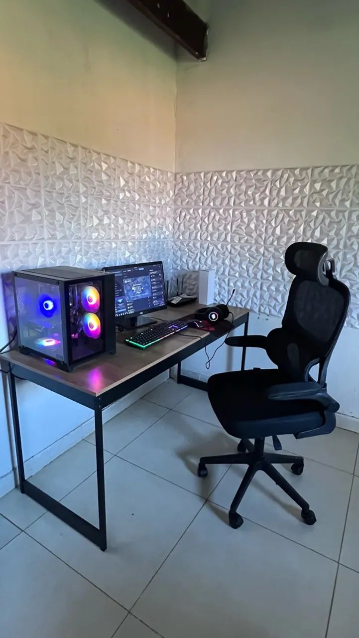 Pc gamer completo + cadeira e mesa 