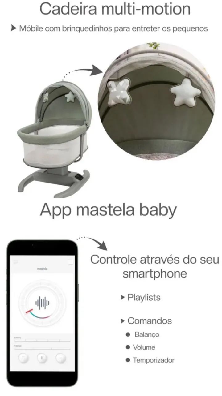 Cadeira de balanço automática  - Foto 4