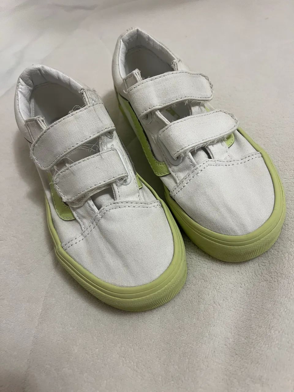 VANS Old Skool Infantil TAM 28 Branco - Foto 3