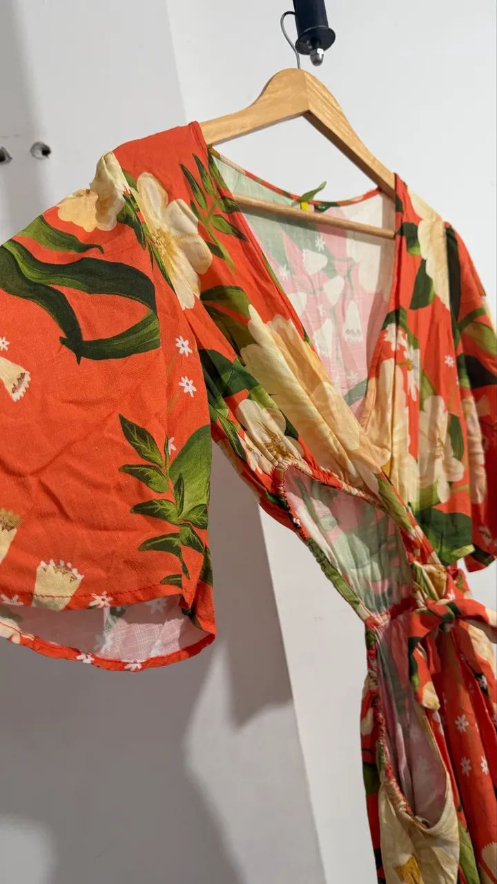 Vestido farm laranja  - Foto 3