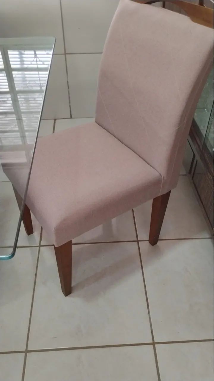 Mesa com 6 cadeiras semi novo - Foto 2