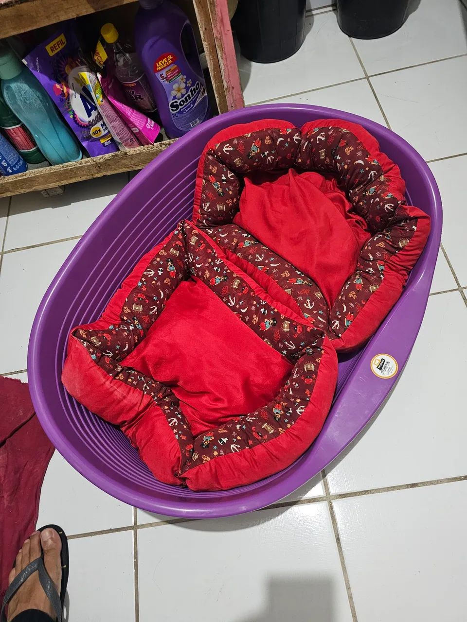 Cama de cachorro de plástico
