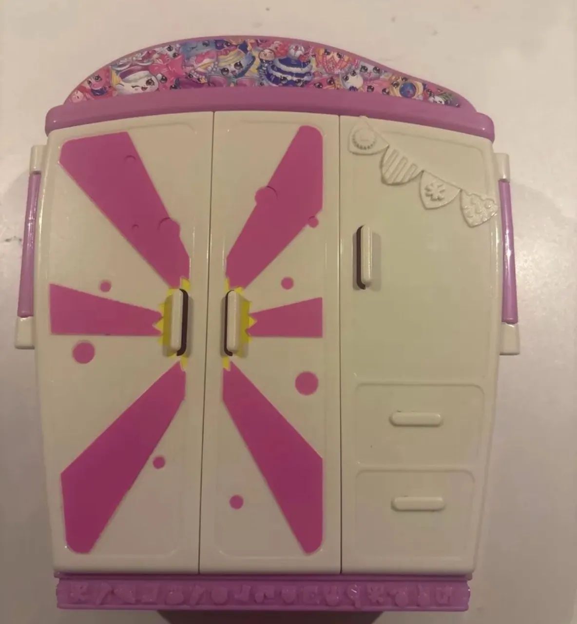 Shopkins Geladeira e Guarda Roupas