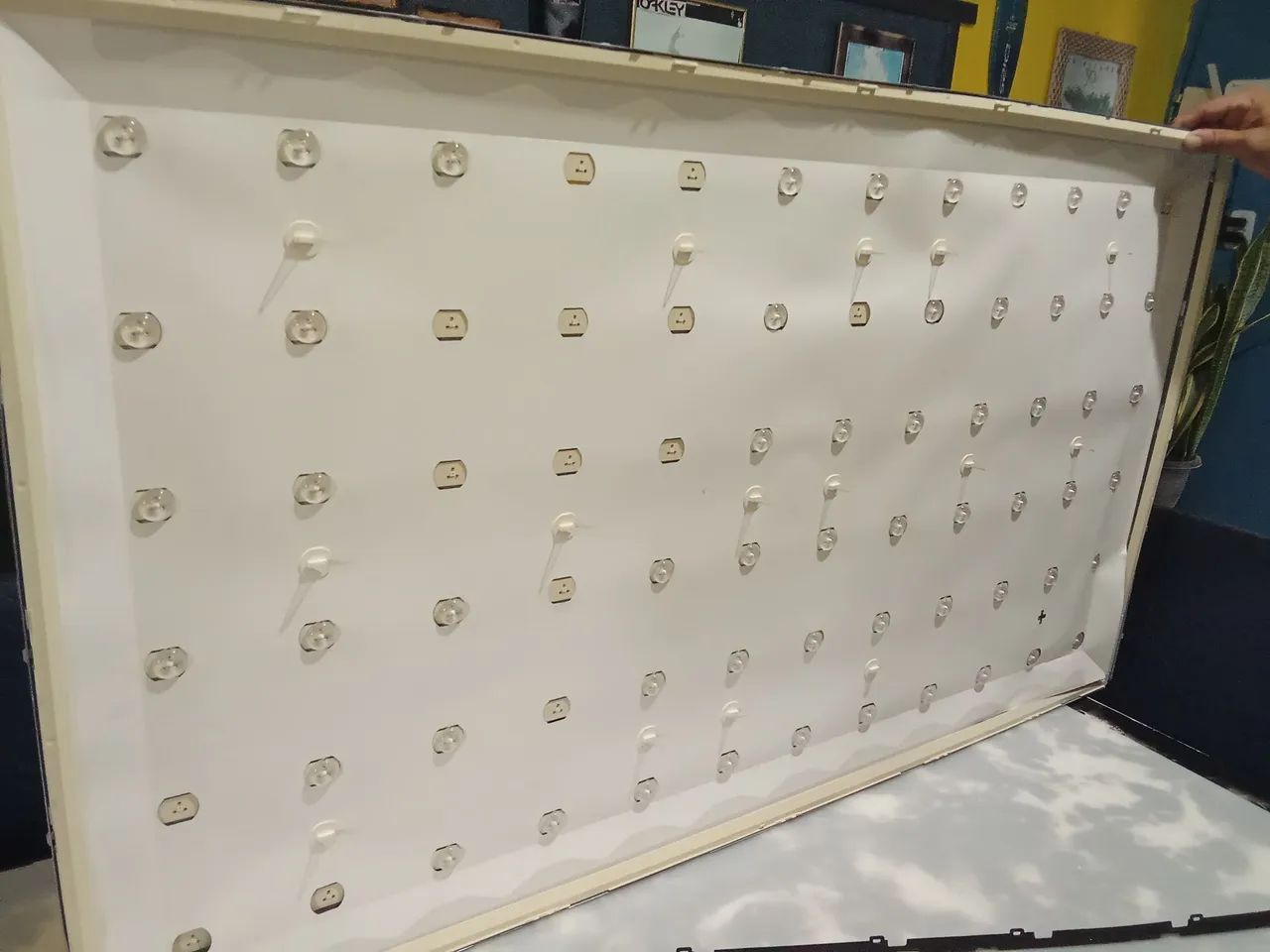 Placa completa com alto falante e leds pra tv Samsung  50 polegadas