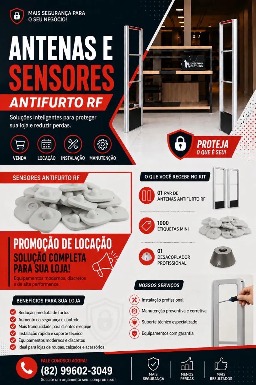 ANTENAS E SENSORES ANTIFURTO 