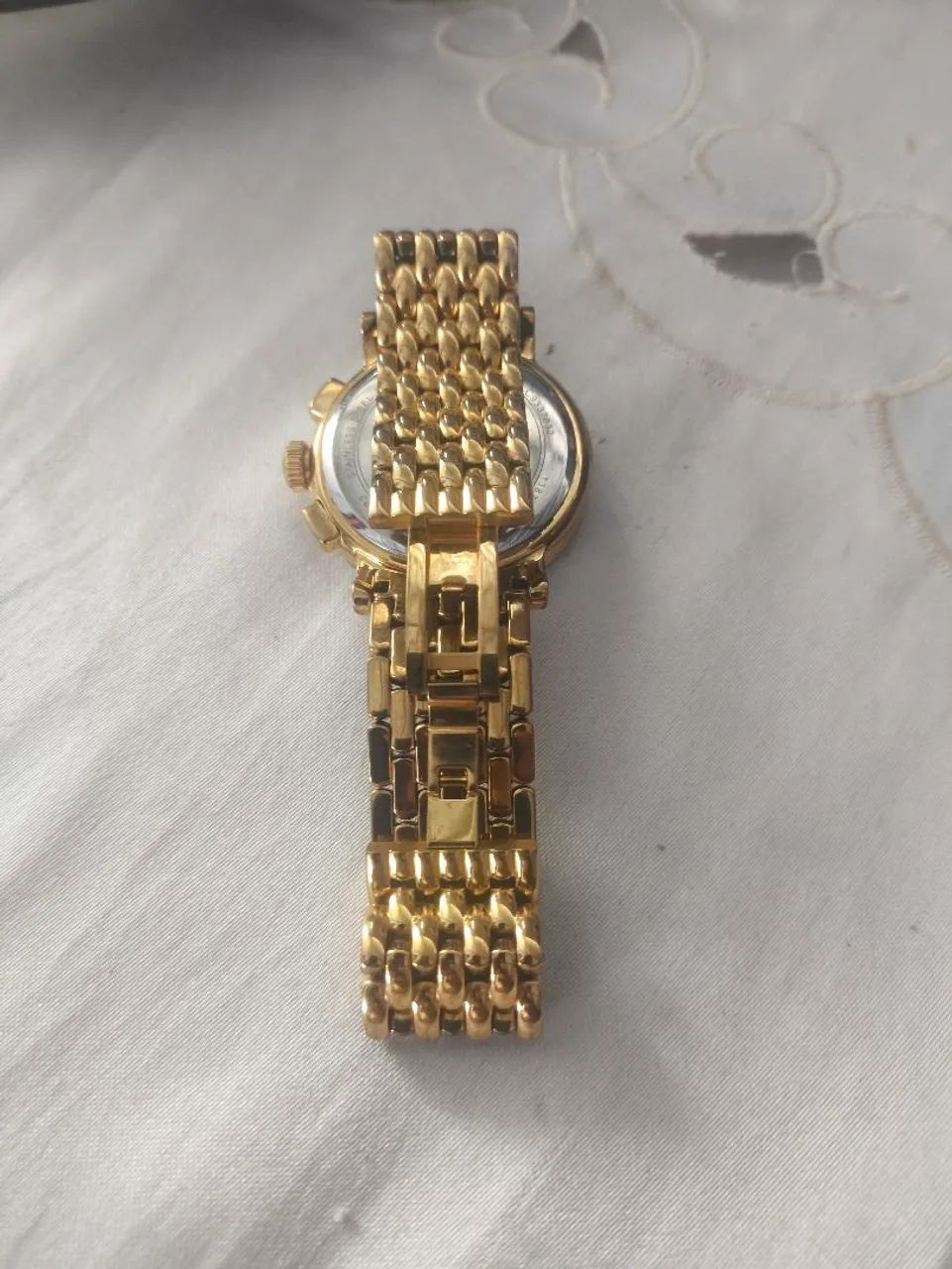 Relógio Bulova Dourado Cronógrafo  - Foto 4