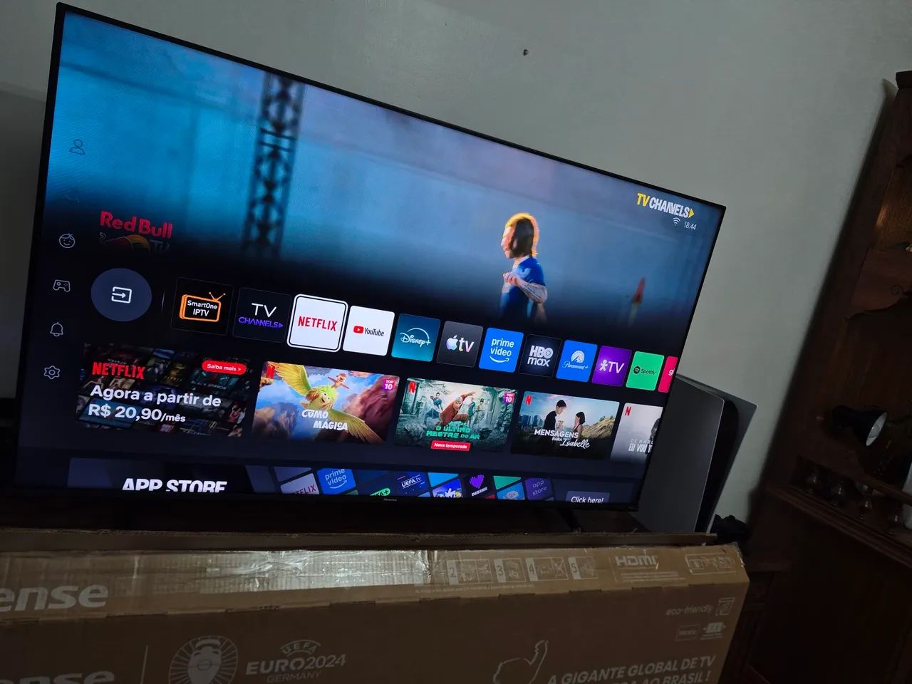 Smart TV 58 Polegadas 4K UHD Hisense - Semi Nova - Foto 3