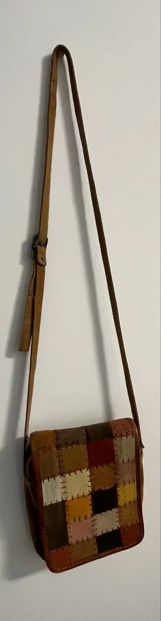 Bolsa transversal Vintage Couro - Foto 3
