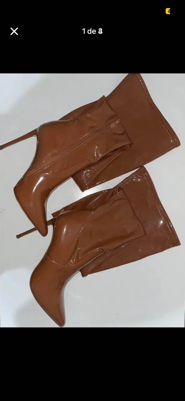Bota caramelo 34/35  - Foto 2