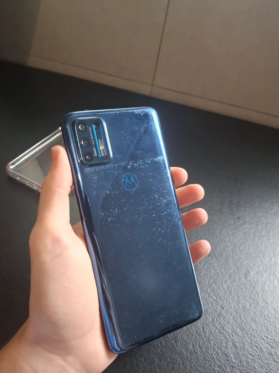 Moto G9 plus - com capinha (sem carregador) - Foto 3