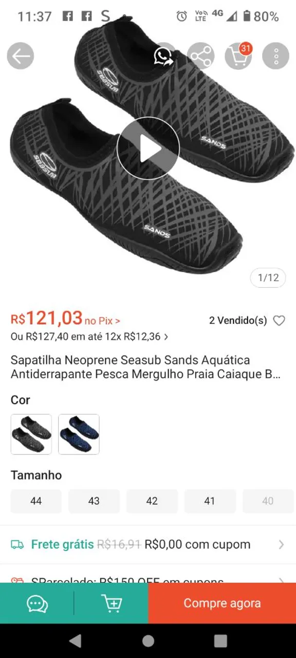 Tênis Adidas Terrex do 38 ao 43 - @hgcalcadosjp - Calçados - Cruz