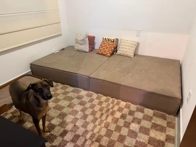 Sofá modular (2 peças de 1,30x1,30m e 30cm de altura) - Foto 2
