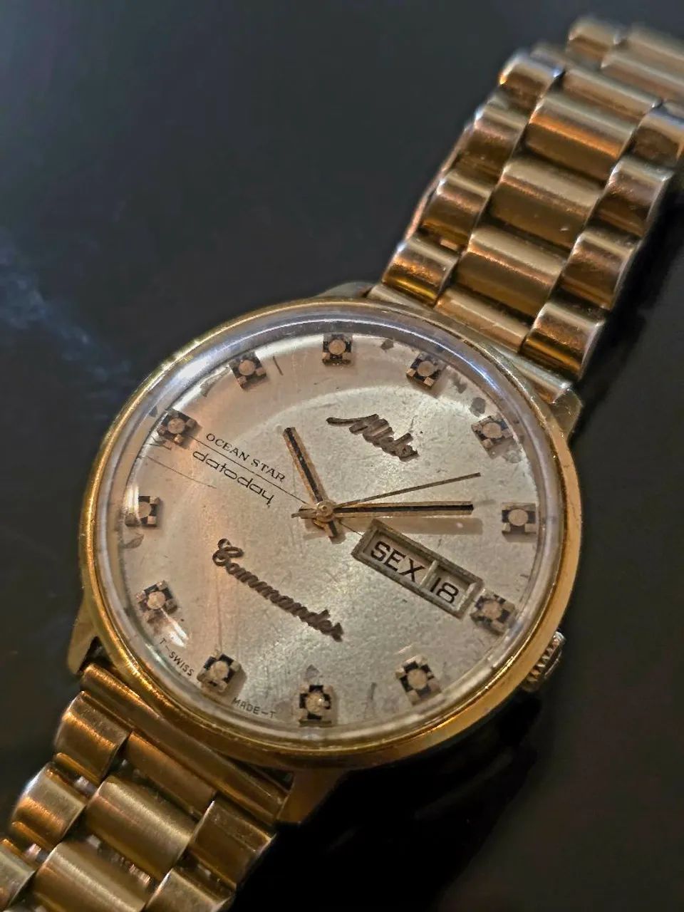 シロウ様オーダー Relógio masculino suíço Mido Commander Ocean Star Datoday 38mm