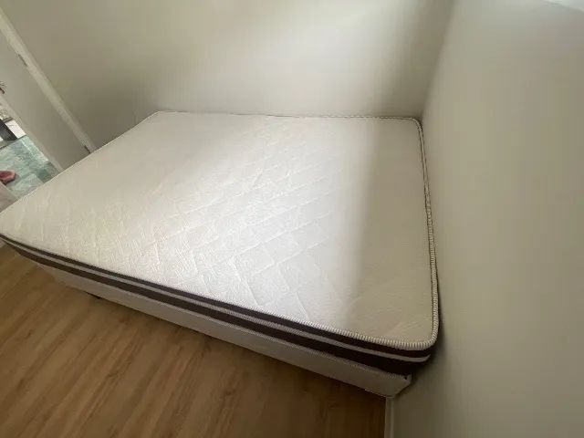 Cama viúva + Colchão seminovo - Foto 3