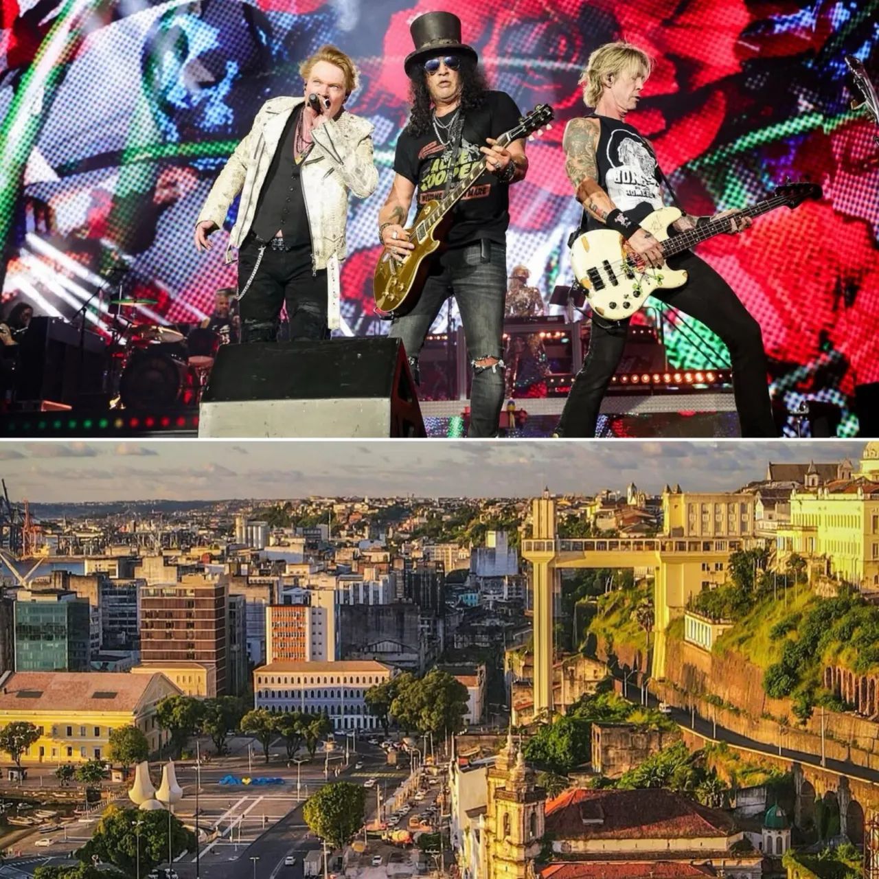 Cadeira superior Fonte nova | Guns n roses