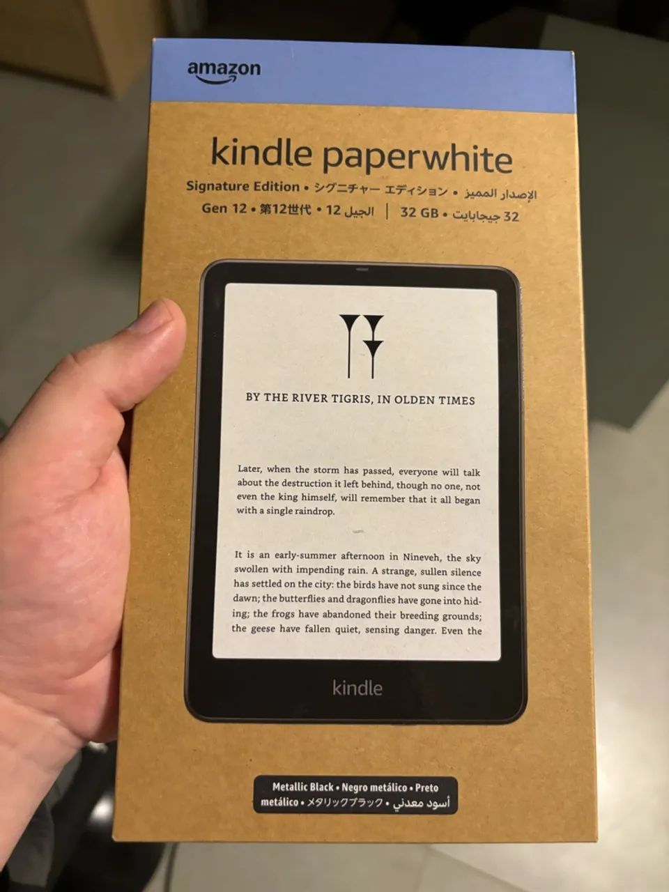 Kindle paperwhite 12 geração 32gb lacrado - Tablets e E-Readers