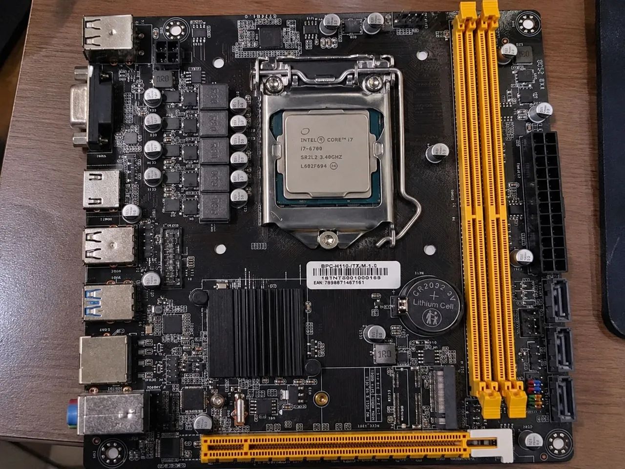 Kit Placa Mãe BPC H110 + Intel Core i7 6700 com Cooler - Foto 2