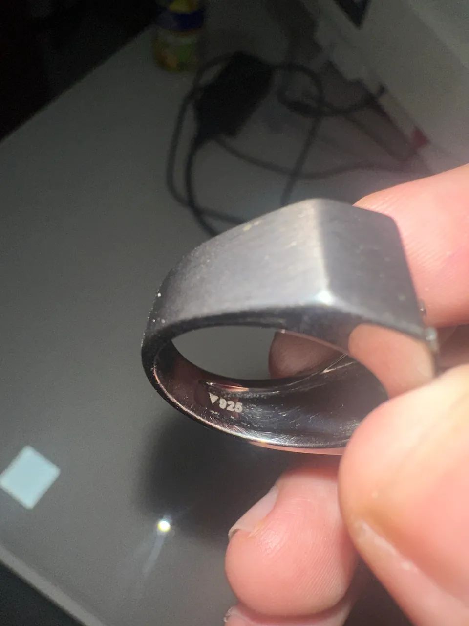 Anel Vivara Prata com Ródio Negro - Foto 4