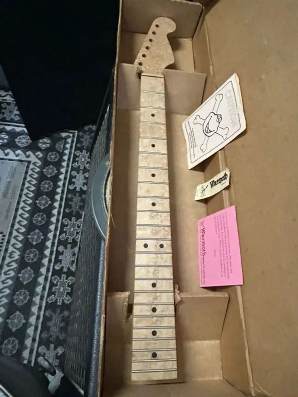 Braço Guitarra Stratocaster Warmoth Maple Birdseye