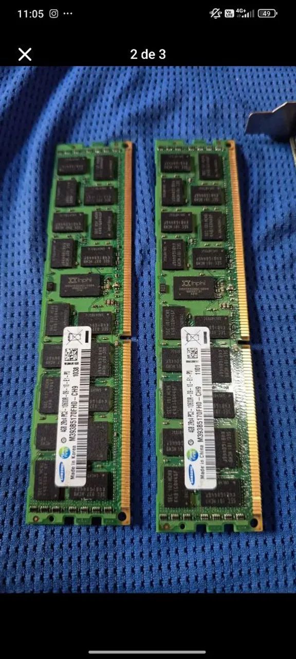 Memória ram ddr3 4gb 
