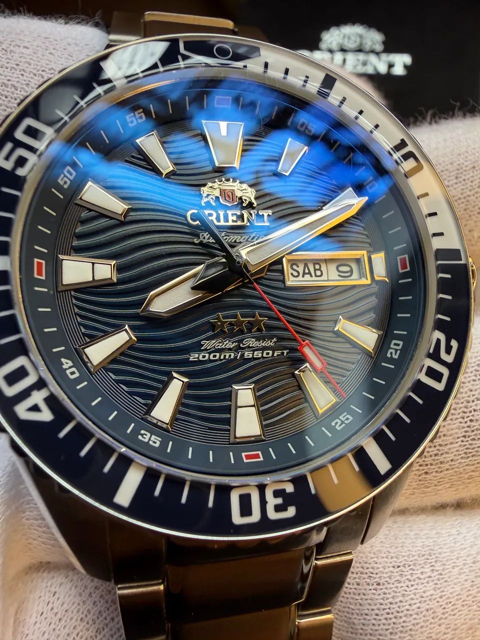 Relógio orient sport sea automático 3 estrelas - Foto 5
