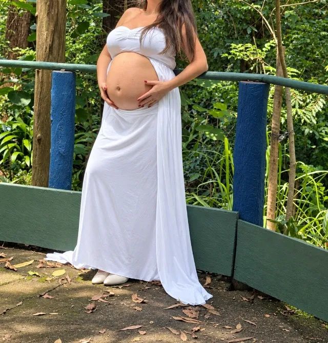 Vestido ensaio de gestante - Foto 2