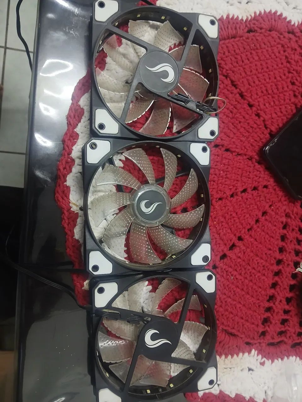 COOLER FÃN RISE MODE LED BRANCA ÚNICA COR