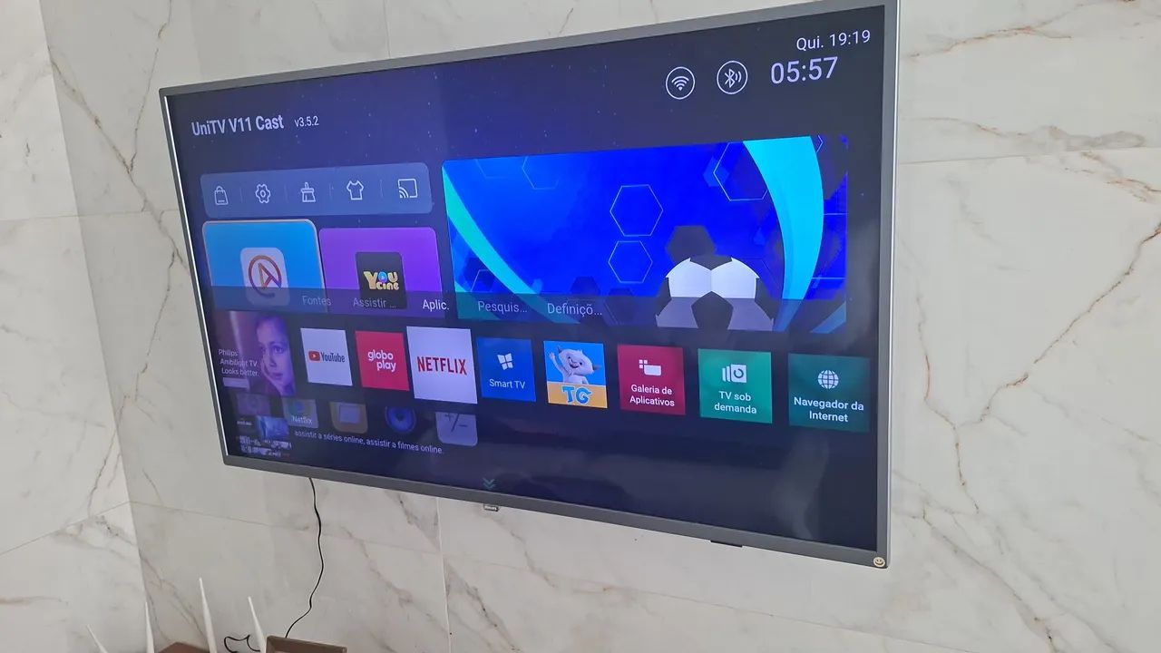TV 50 POLEGADAS SMART 4K FAÇO ENTREGA DEIXO INSTALADA GARANTIA 3 MESES PARCELO NO CARTÃO  - Foto 2