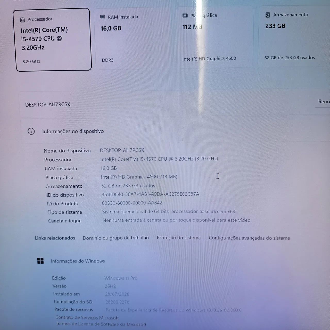 Pc i5 4570 16g de ram completo  - Foto 3