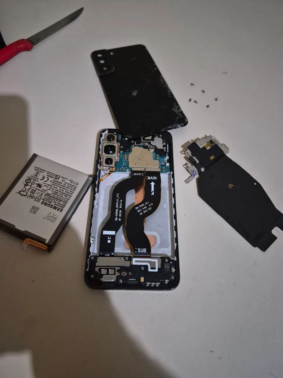 S22 plus para retirada de peças