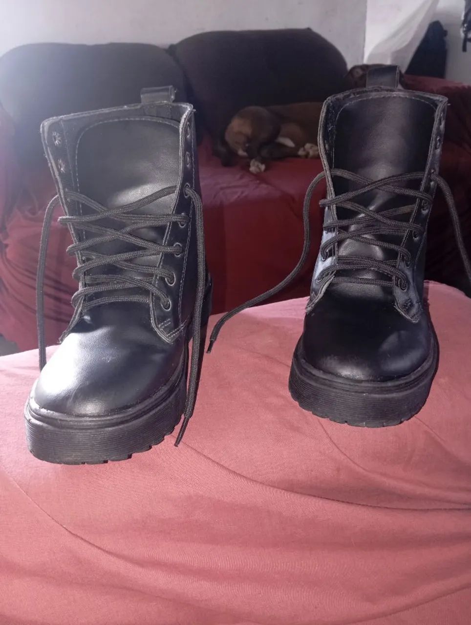 Bota preta cano médio número 40/41  - Foto 2