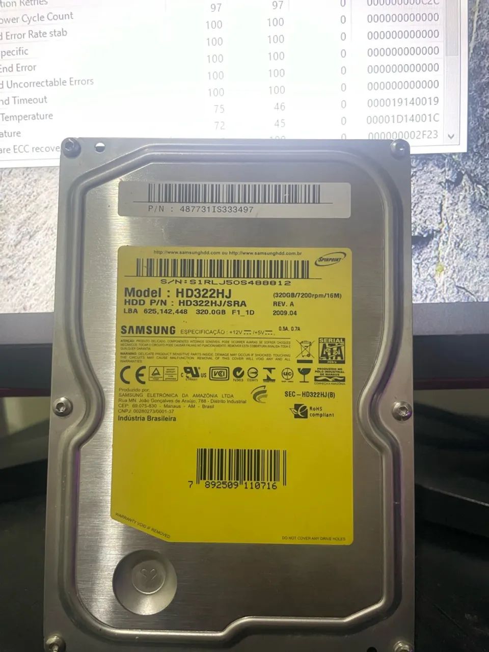 Hd 320gb Saudável - Foto 3