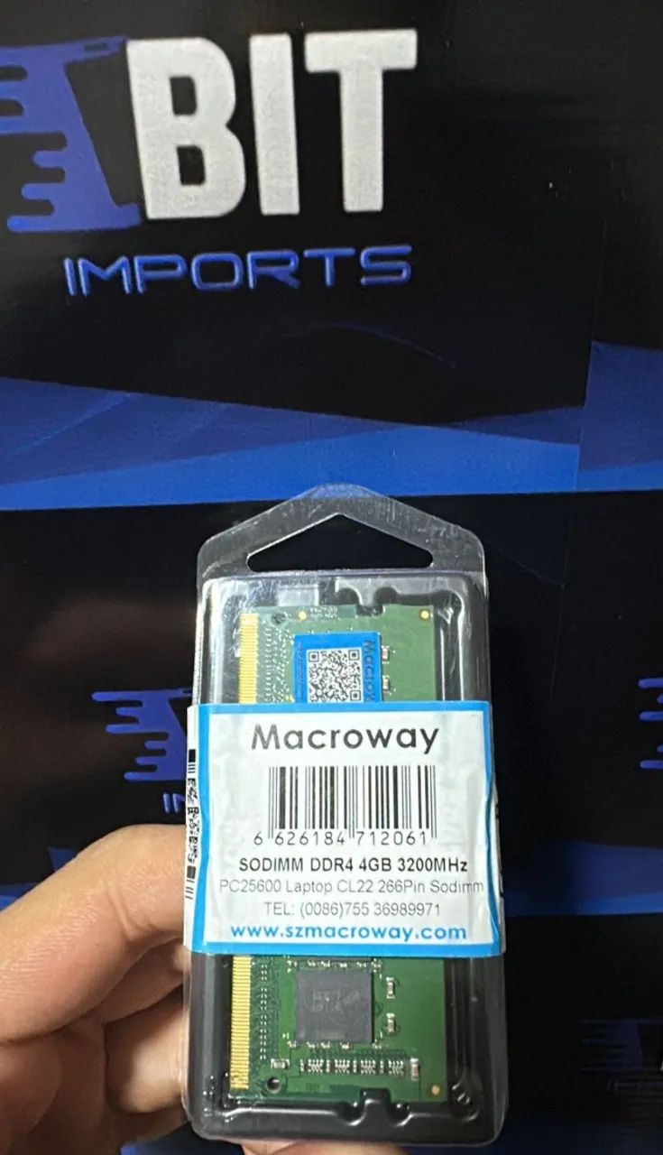 Memória DDR4 Notebook 4GB | 2666Mhz - 2400Mhz | Nova Lacrada | - Foto 2