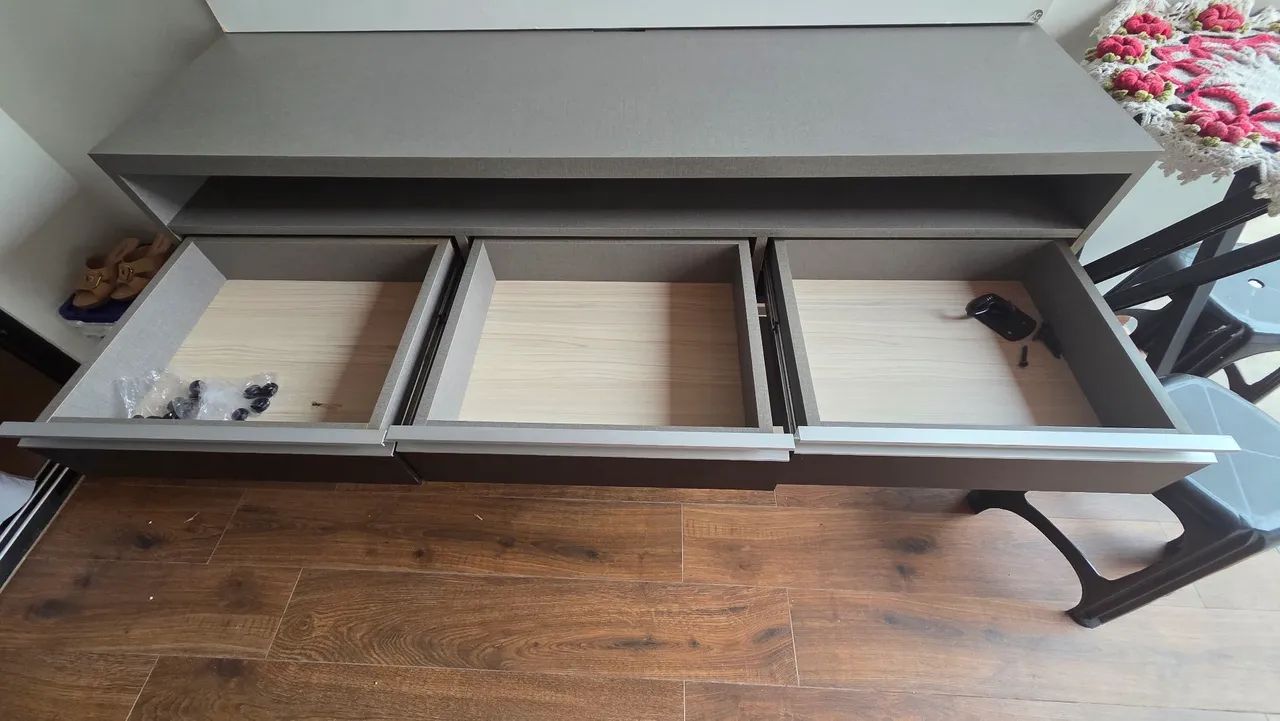Lindo Rack em MDF com painel em LED ! - Foto 2