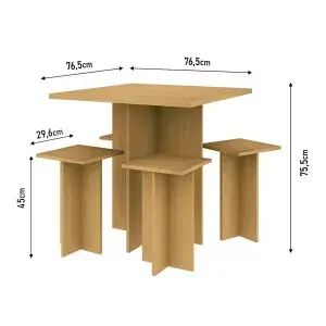 Mesa Dakar com 4 banquetas - Foto 3