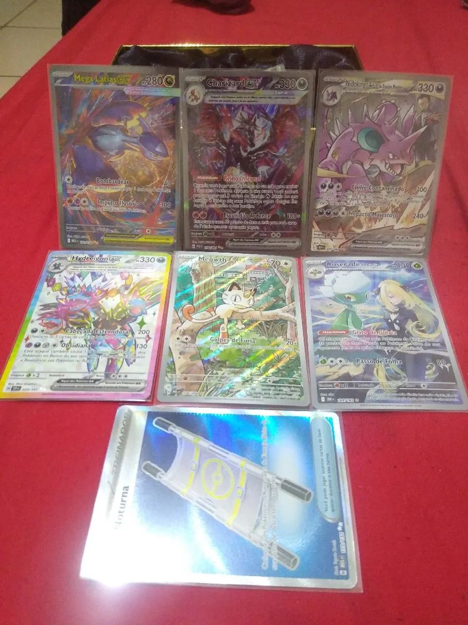 Mega Latias EX+Nidoking EX+Cartas avulsas - Foto 4