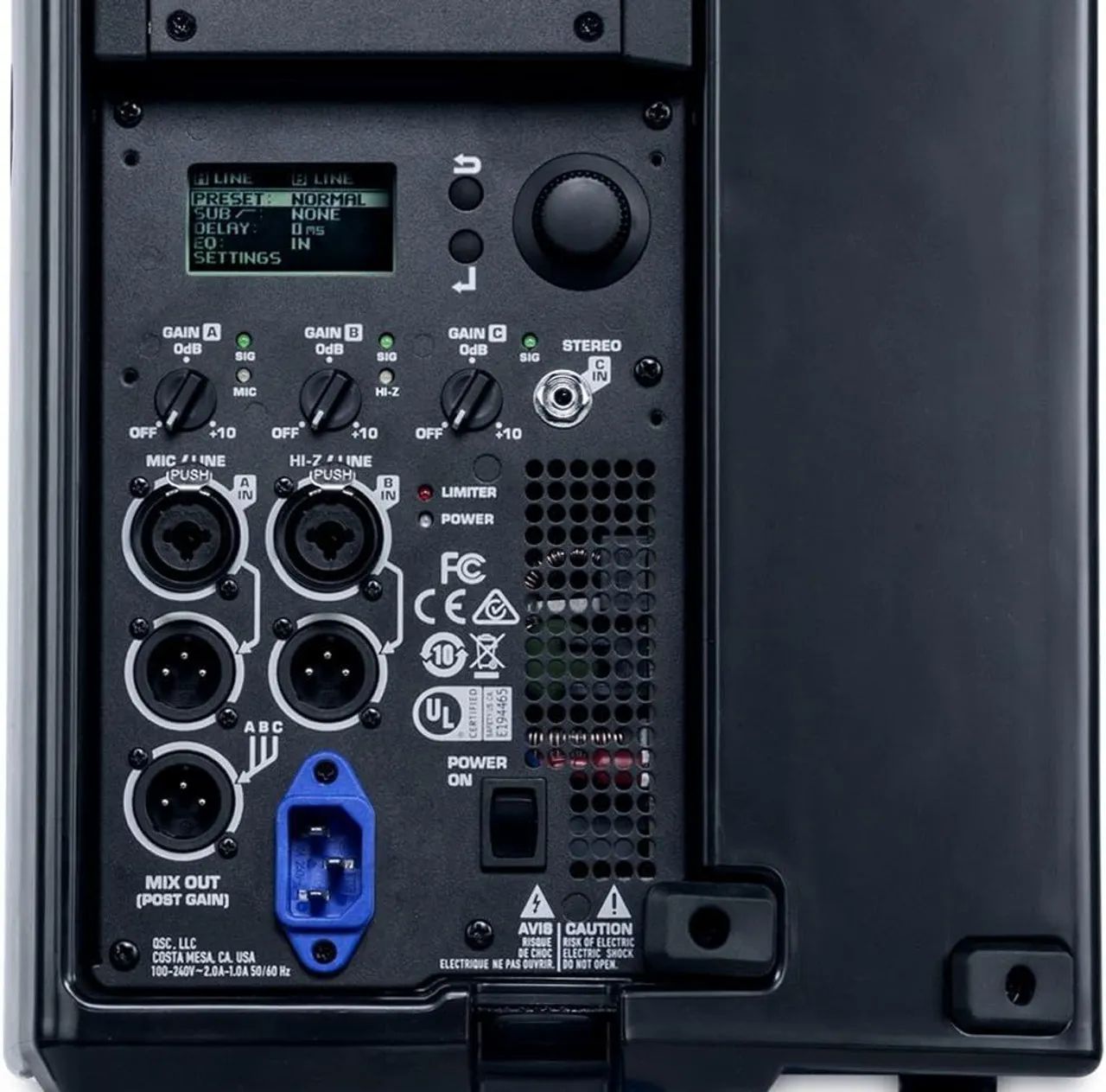 Caixa Ativa Profissional Compacta QSC K8.2 ( 2000w 128dB SPL ) - Foto 5
