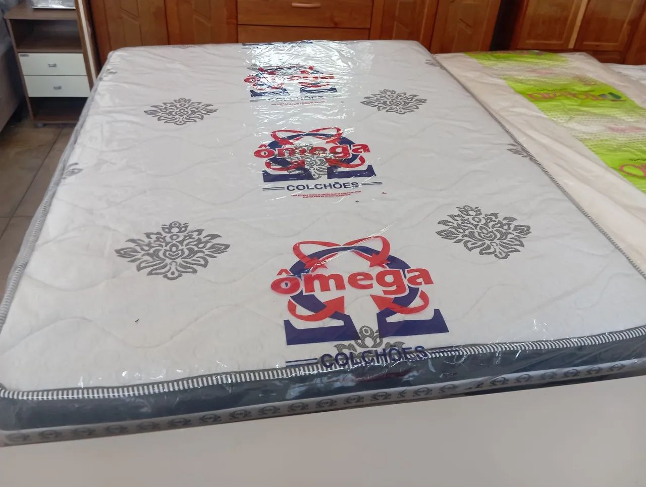Cama , conjunto box casal molas ensacadas  - Foto 2