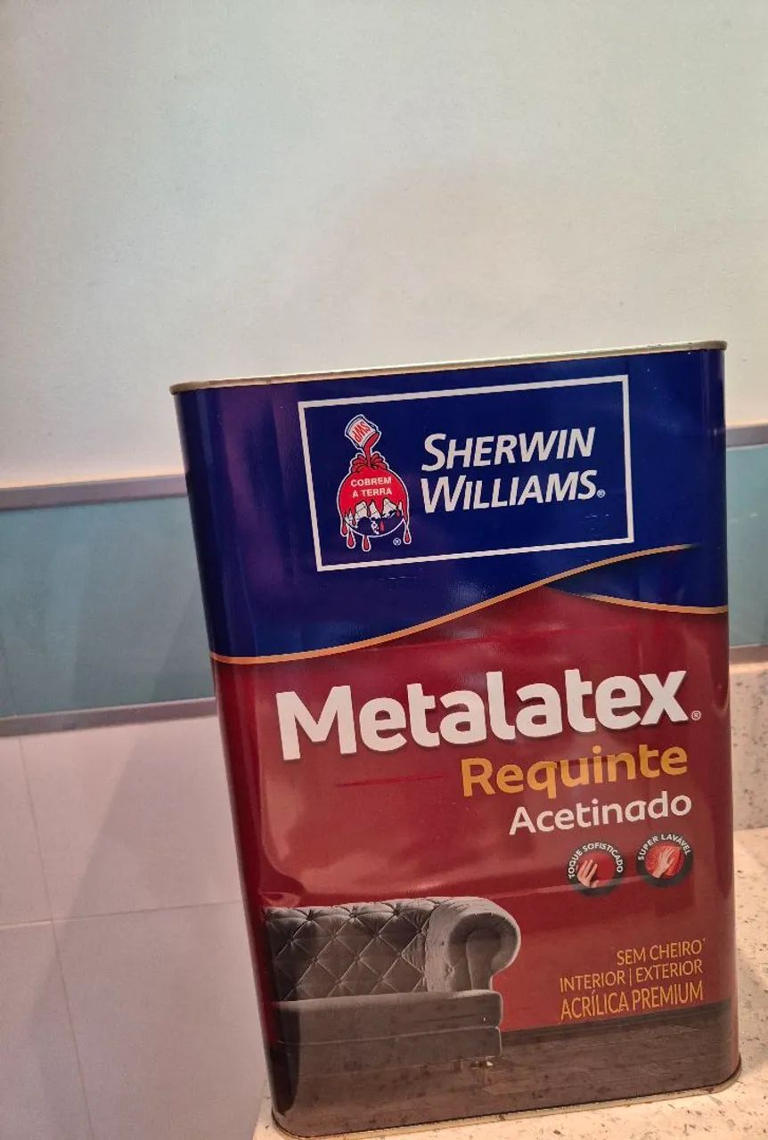 LATA DE TINTA METALATEX ACETINADA SUPERLAVÁVEL - Foto 2