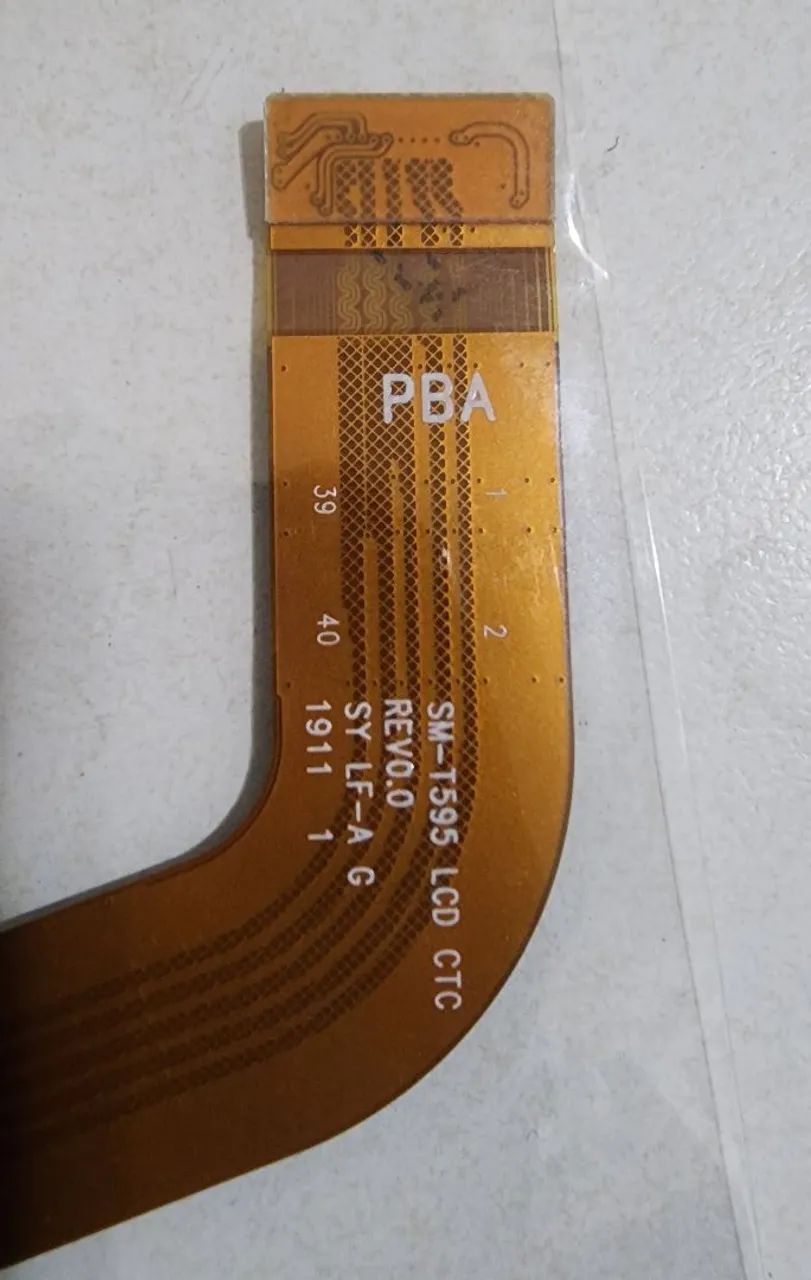 Cabo conector Flex LCD / Placa mãe para tablet Samsung Tab A SM-T595 - Foto 2