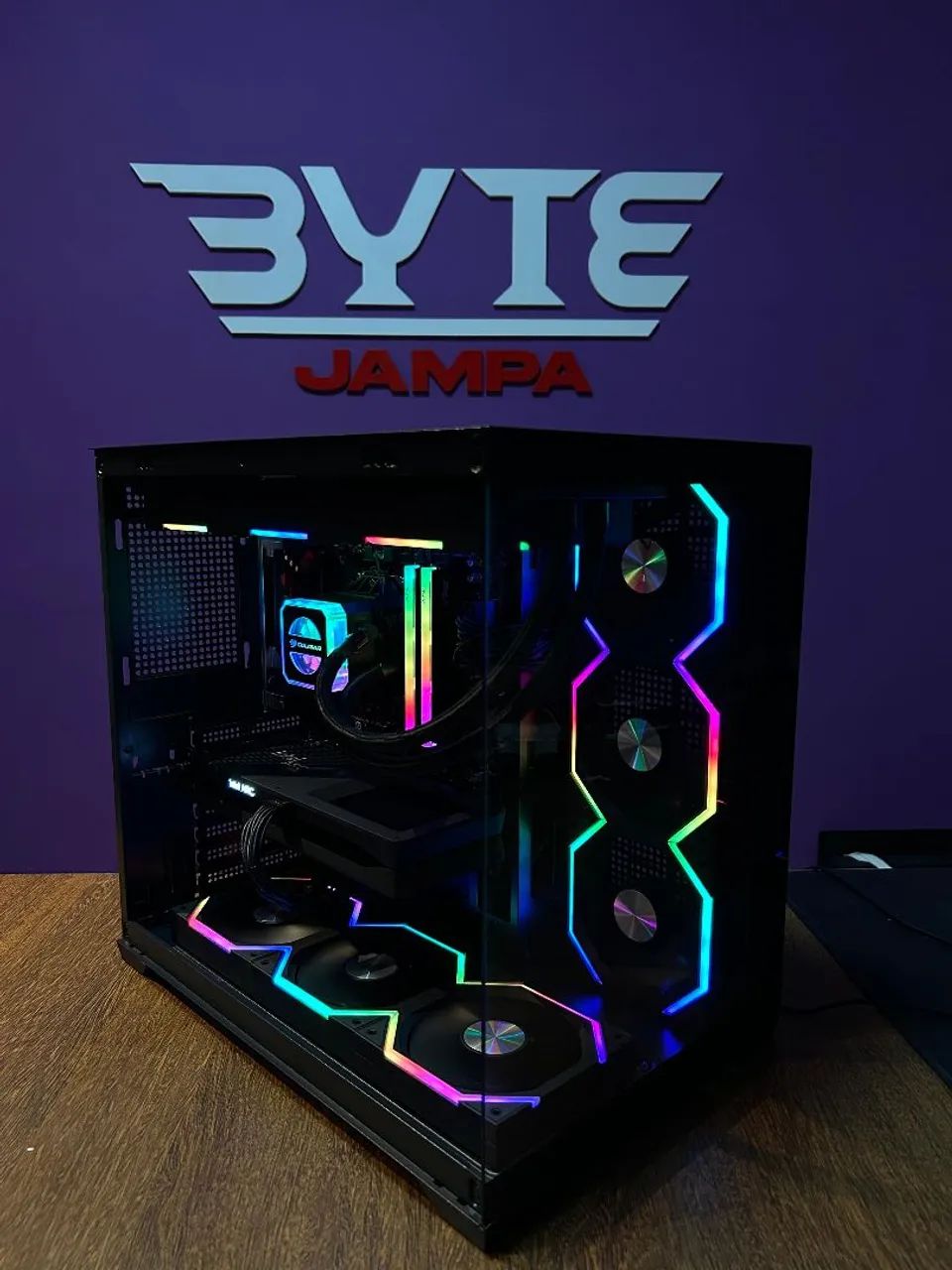 自作PC Ryzen 7 5700X、DDR4 16GB、Arc B580 PC Gamer AMD Ryzen 7 5700X + ARC B580 - Computadores e Desktops