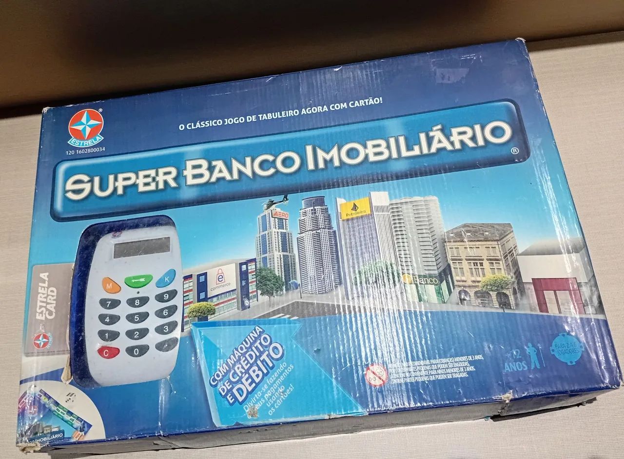 Banco Imobiliário jogo de Tabuleiro da Estrela
