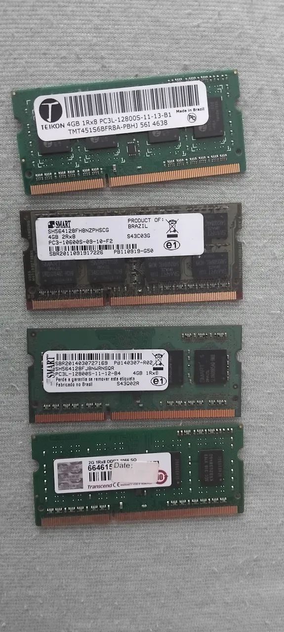 Memoria ram ddr3 de notebook 