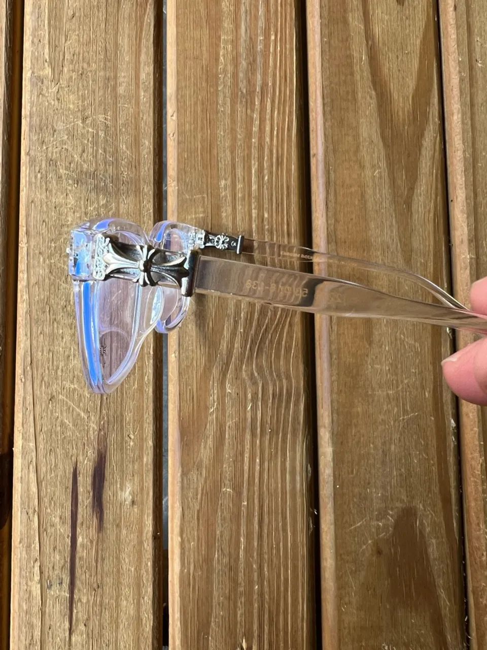 Óculos Chrome Hearts 2273 Transparent  - Foto 5