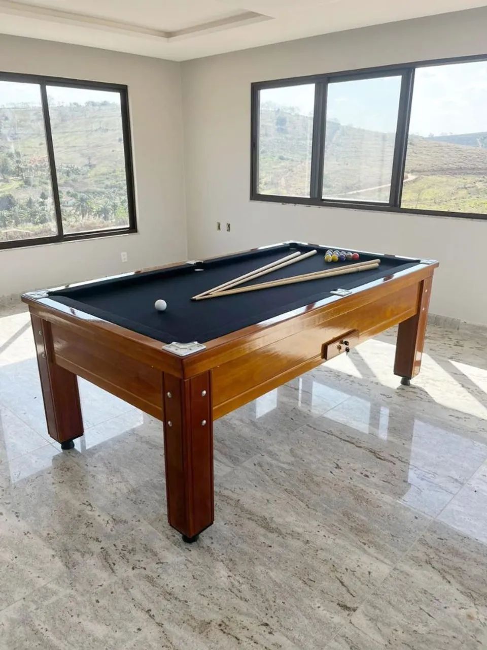  ?VENDE-SE MESA DE SINUCA DOMICILIAR ?
