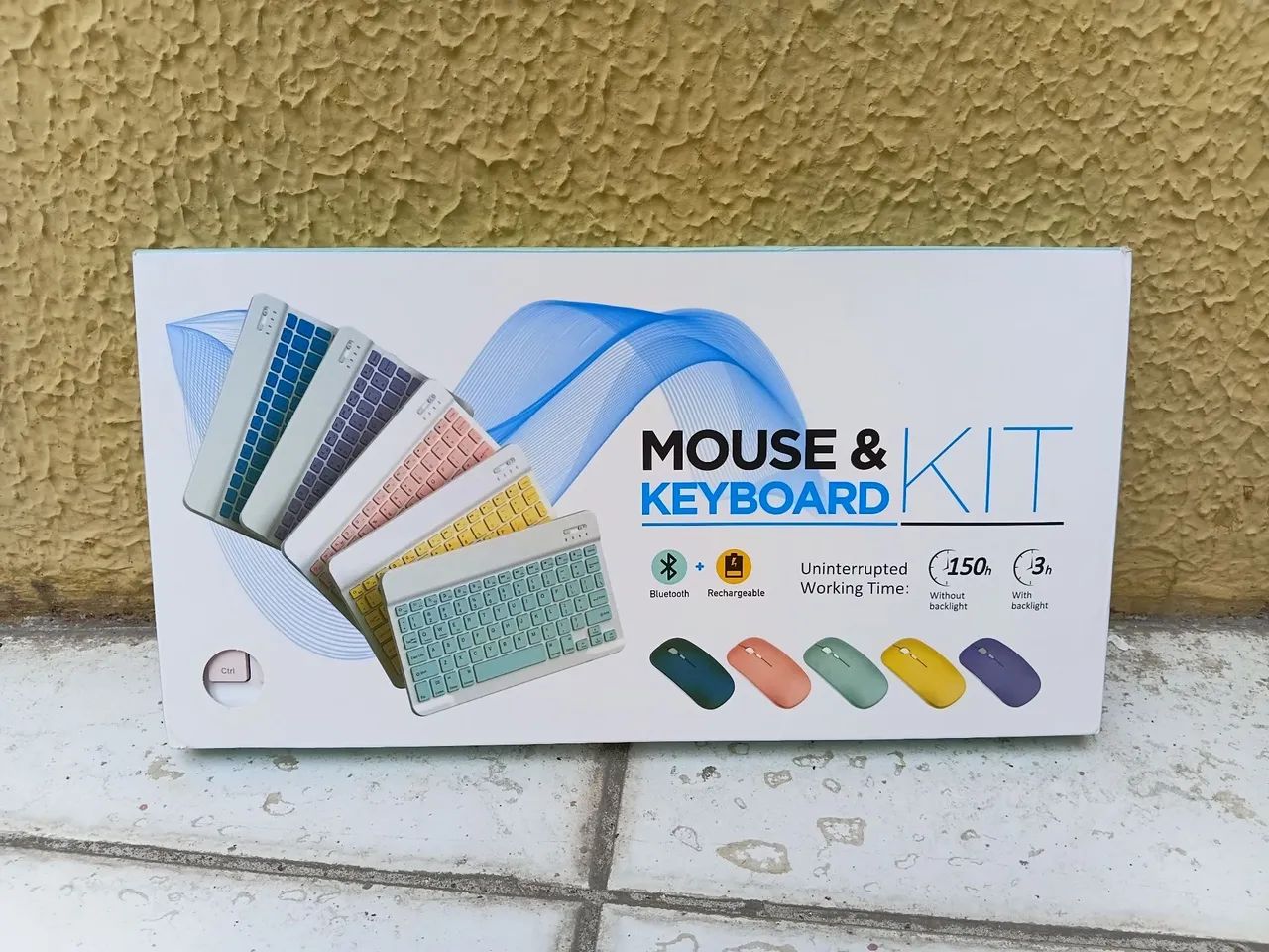 Kit mouse e teclado sem fio - Foto 5
