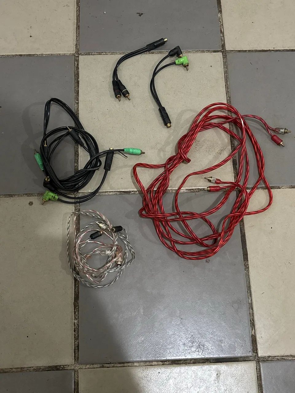 Cabos RCA Som Automotivo