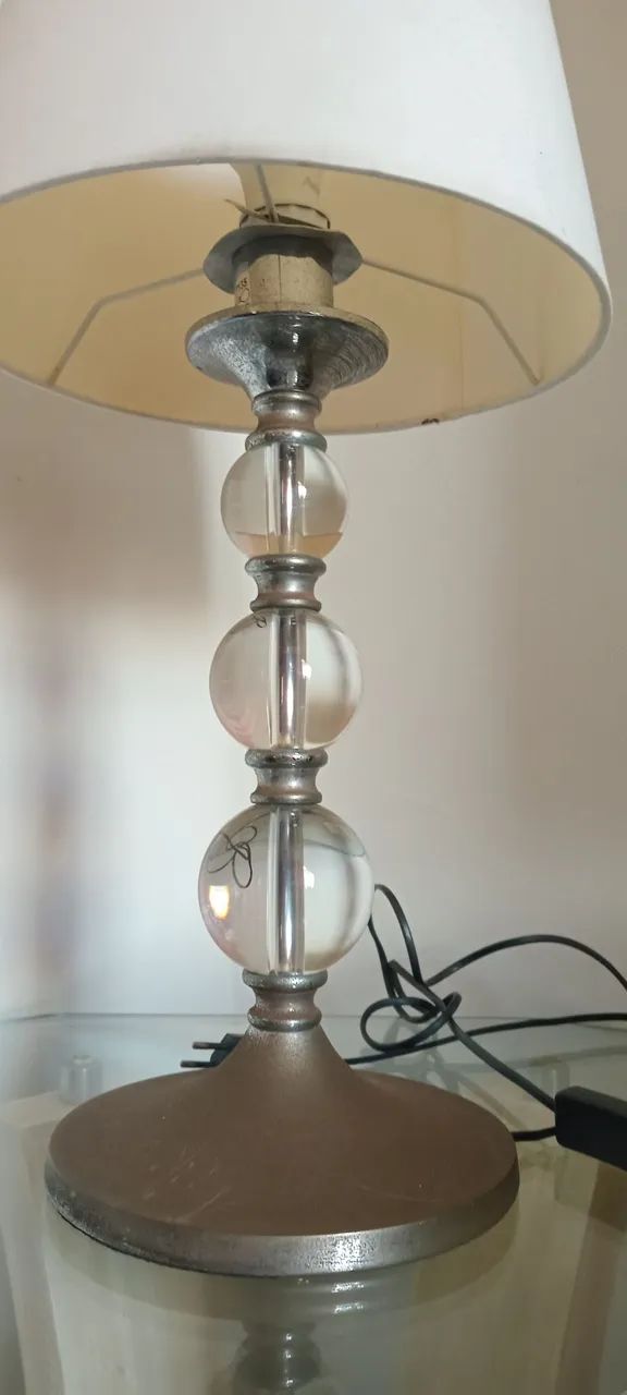 Abajur com detalhes cristal - Foto 3