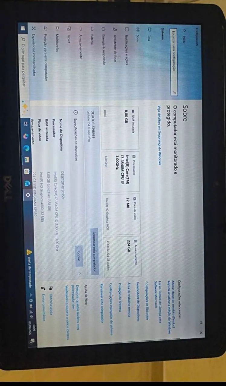 Notebook Dell latitude e5430